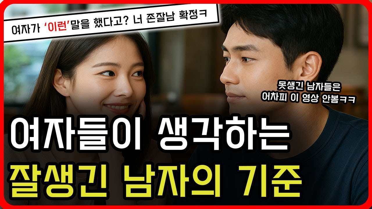 여자들이 생각하는 잘생긴 남자의 기준 (내가 잘생긴 남자 인지 아는 법)