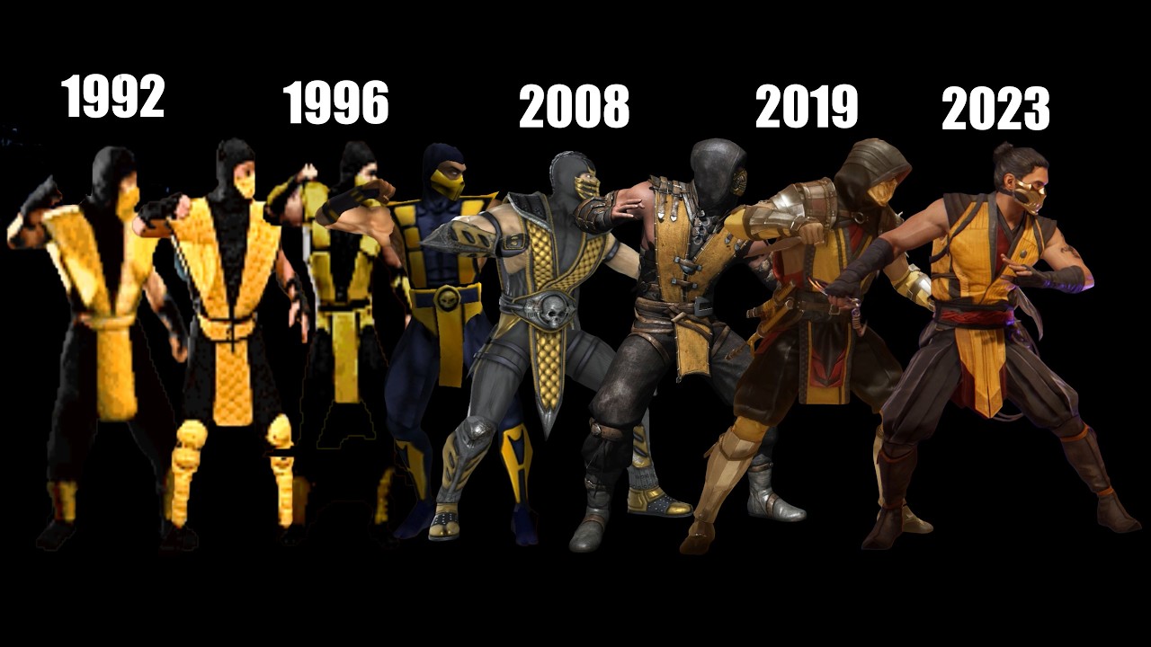 Evolution of Mortal Kombat Characters - 1992 to 2025 *UPDATED*