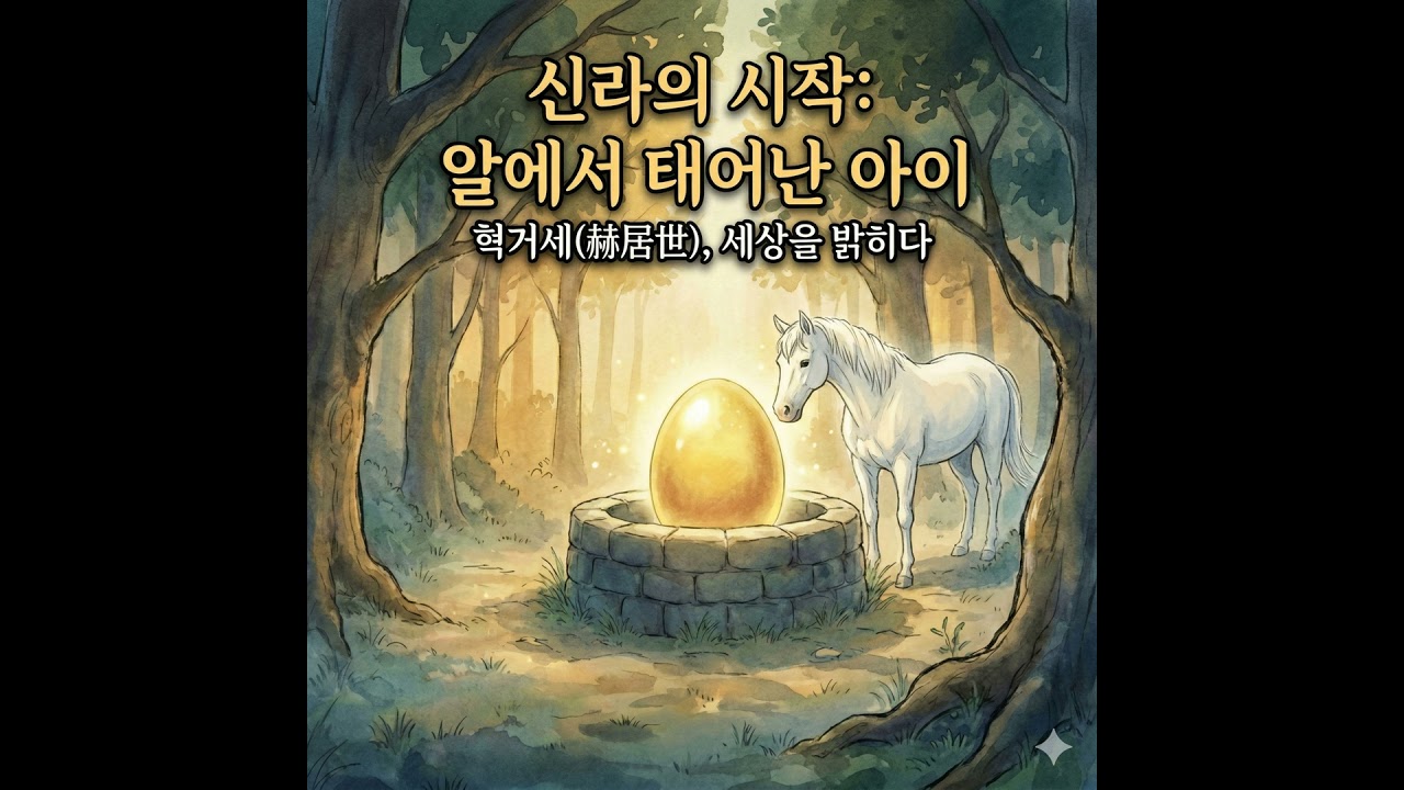 잠이 오는 한국사: 신비로운 백마와 황금 알의 전설 (신라본기 1화)