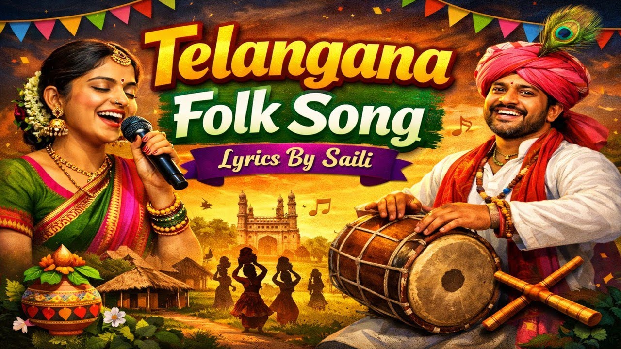 Telangana Mass Folk Song| తెలంగాణ పోరి నన్ను పడేసిందిరో.. | Lyrics By Saili | Saili Writings