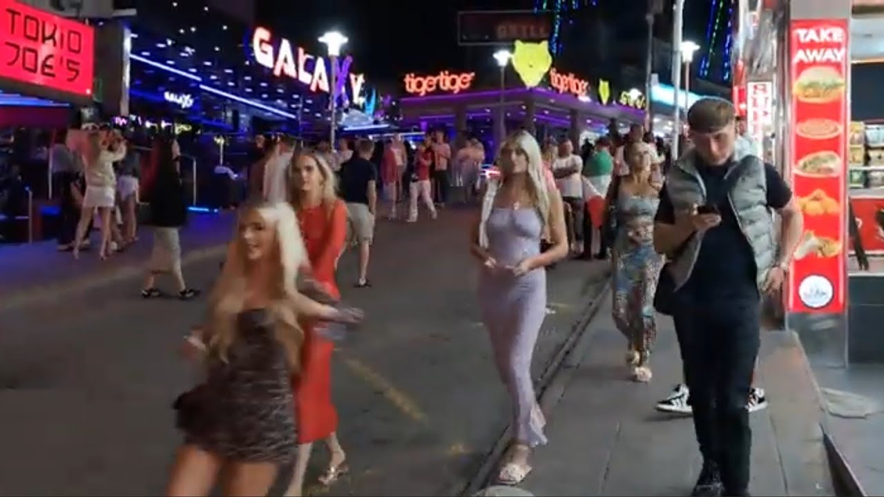 WILD SCENES on the Magaluf Strip in Mallorca #spain #bars #nightlife #nightclubs #vibe #holiday