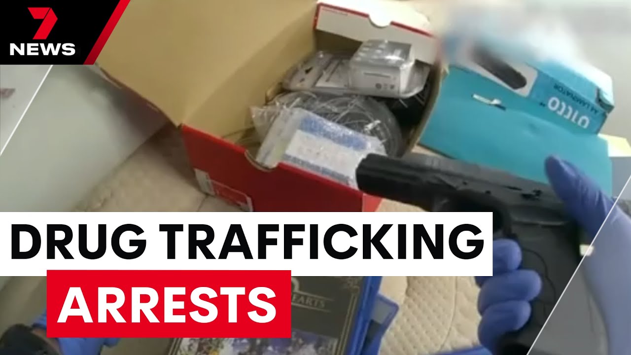 Over 20 gang members arrested over drug trafficking in Brisbane | 7NEWS