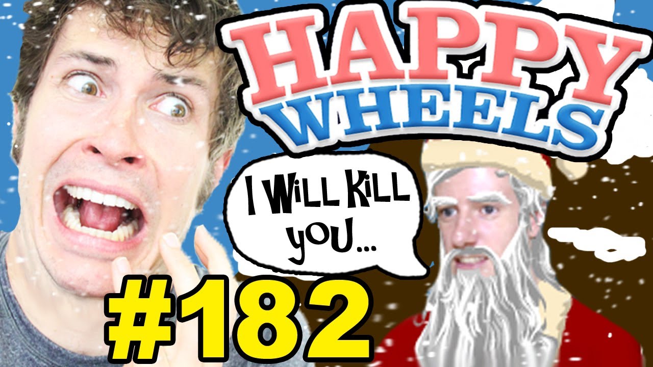 Happy Wheels - CURSED CHRISTMAS MOUNTAIN!!