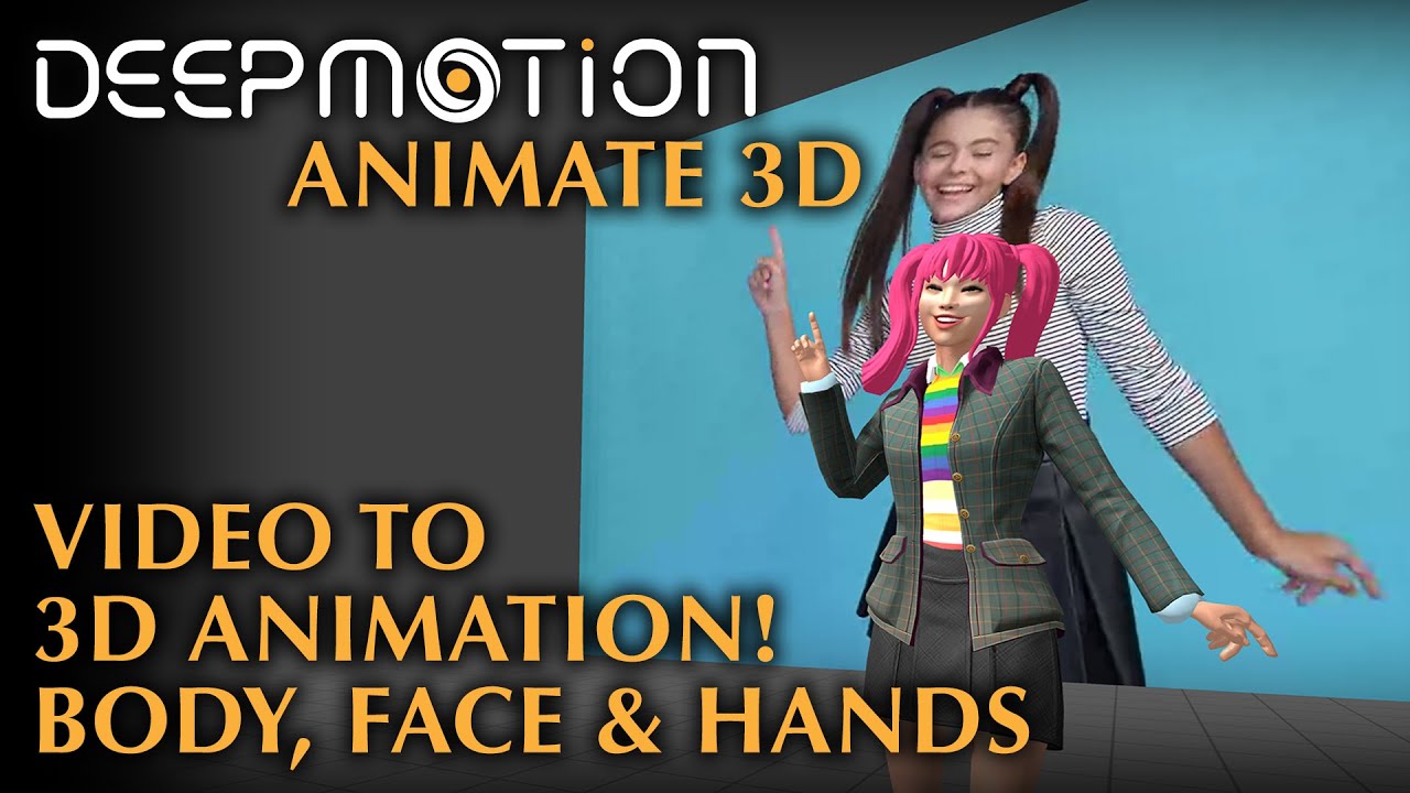 DeepMotion: Markerless Full-Body, Face & Hand Mocap + Rotoscope Editor | 3D Animation From Any Video