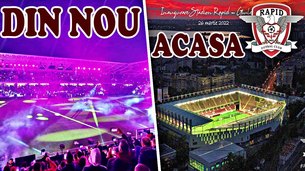 INAUGURAREA STADIONULUI RAPID - GIULESTI // VLOG DE PE STADION