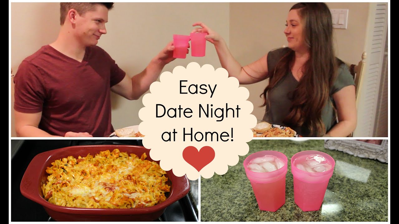 ♡ Date Night at Home! Makeup, Dinner & A Cocktail! ♡