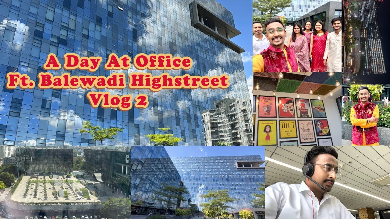 A Day At Office 💻✨ | Balewadi High Street | Pune IT Parks | Vlog 2 | Ketan Pawar | Life of Engineers
