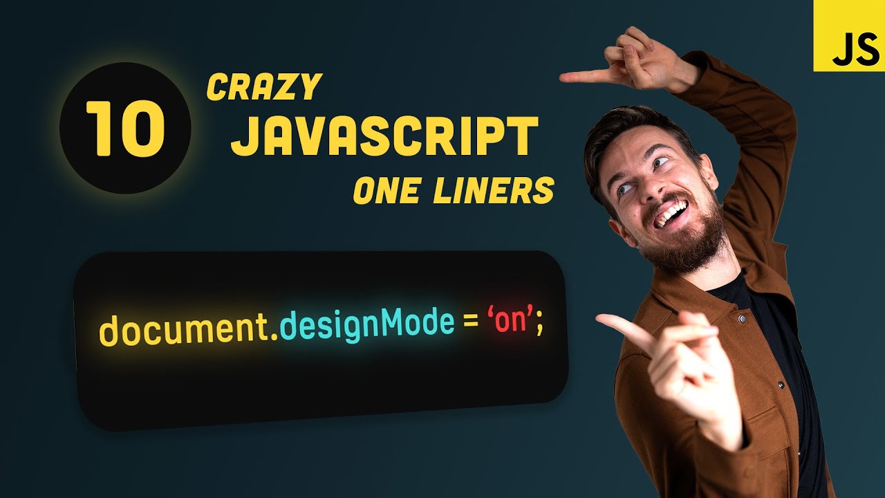 10 лучших однострочных фраз на Javascript, КОТОРЫЕ ВЫ ДОЛЖНЫ ЗНАТЬ!