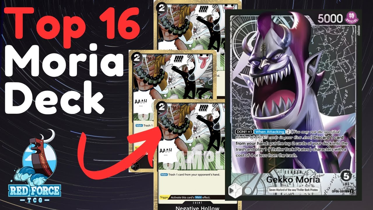Top 16 Gekko Moria Deck Profile! | One Piece TCG
