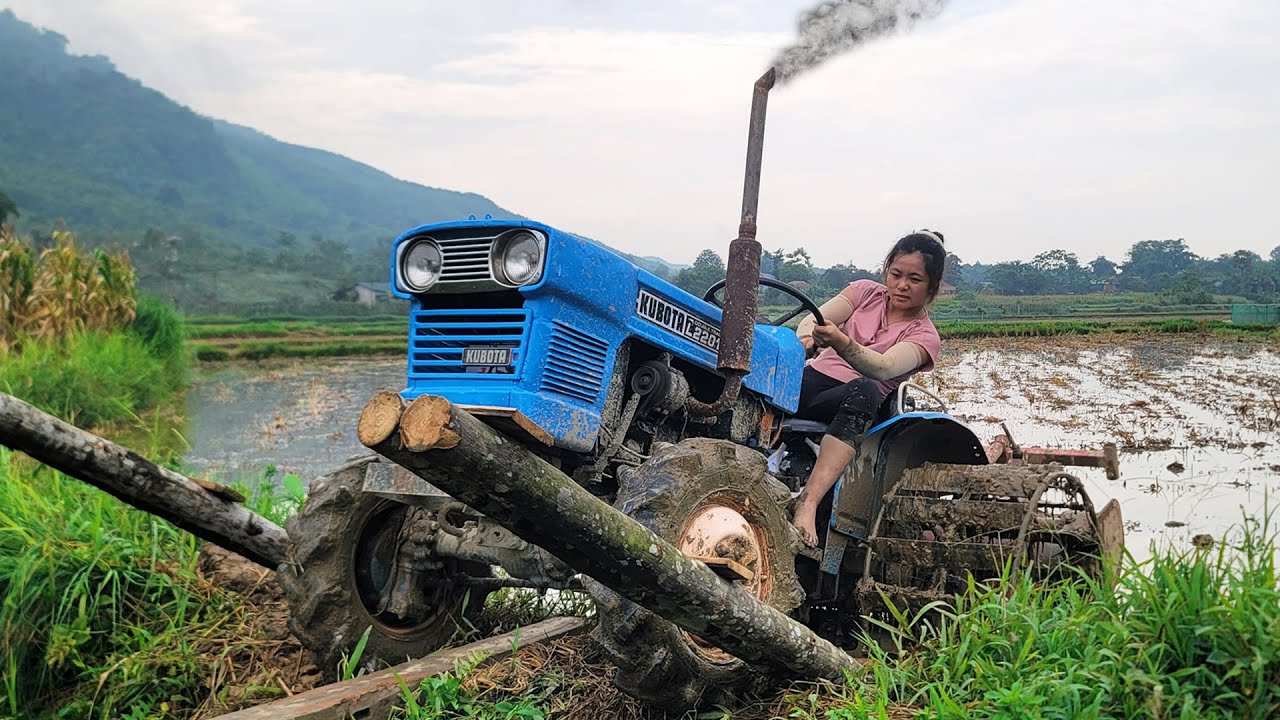 Repair Girl: Using a 25-Year-Old Tractor to Help a Female Farmer Plow Her Field