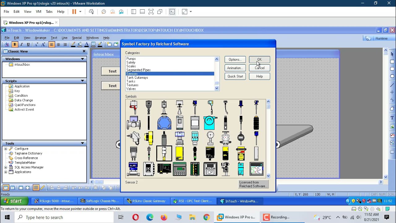 rslogix 5000 communicate with intouch