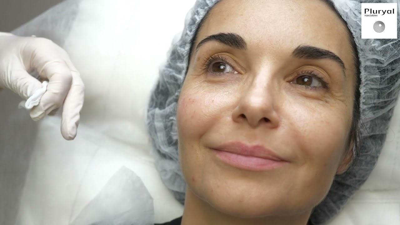 Attractive face with Pluryal: Creating natural volume and increasing skin density