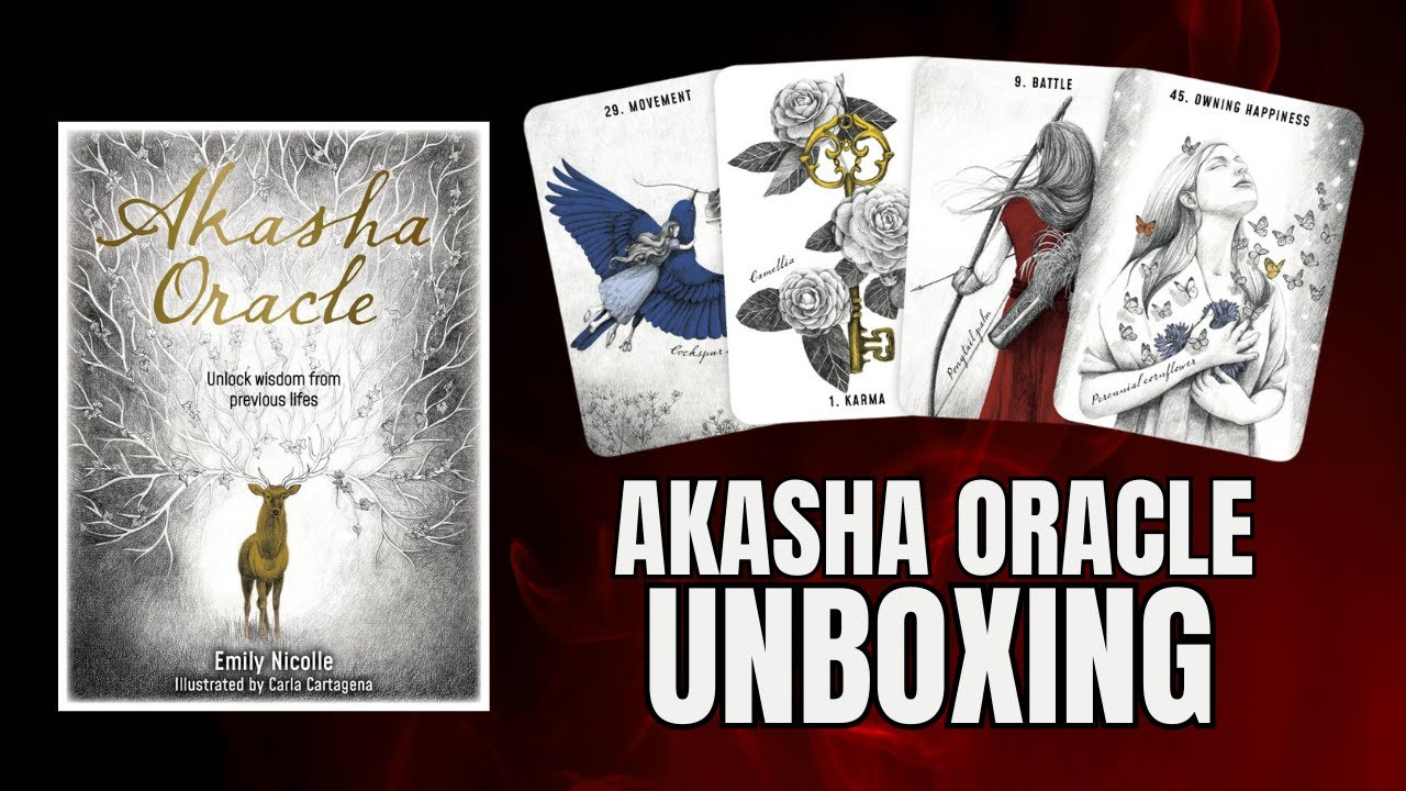 ✨Unlock the Akasha Oracle - Past Life Wisdom & Soul Discovery Deck ✨