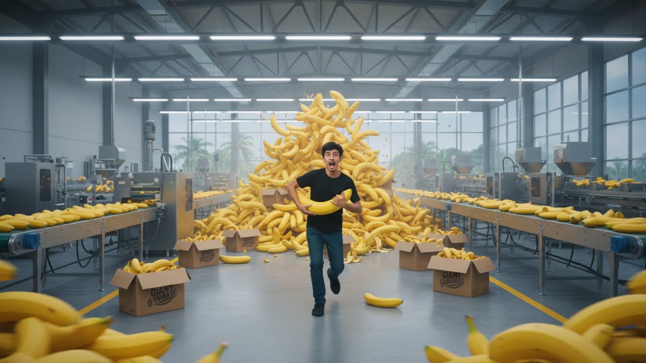 Processing 1 Million Bananas Per Day: Inside a Mega Factory