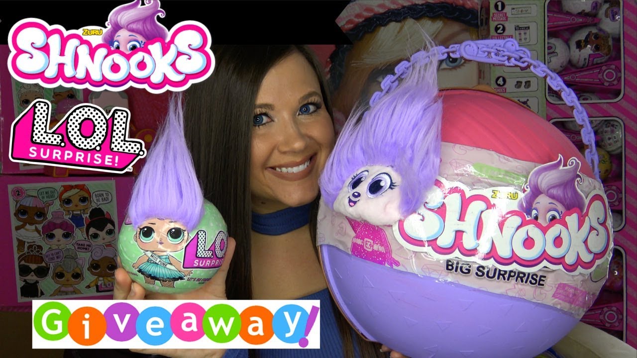 Custom LOL big surprise SHNOOKS LOL surprise dolls confetti pop series 3 wave 2 opening