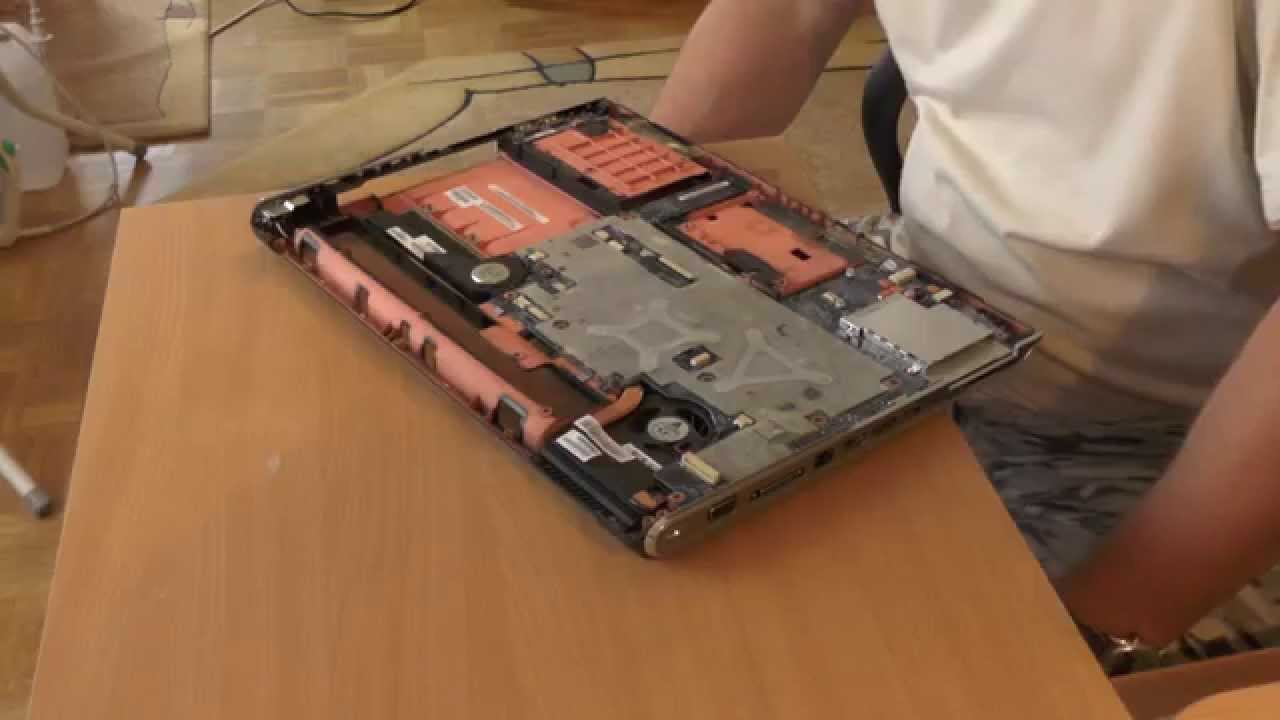HP Pavilion DV7 CPU Lüfter reinigen,Staub entfernen.