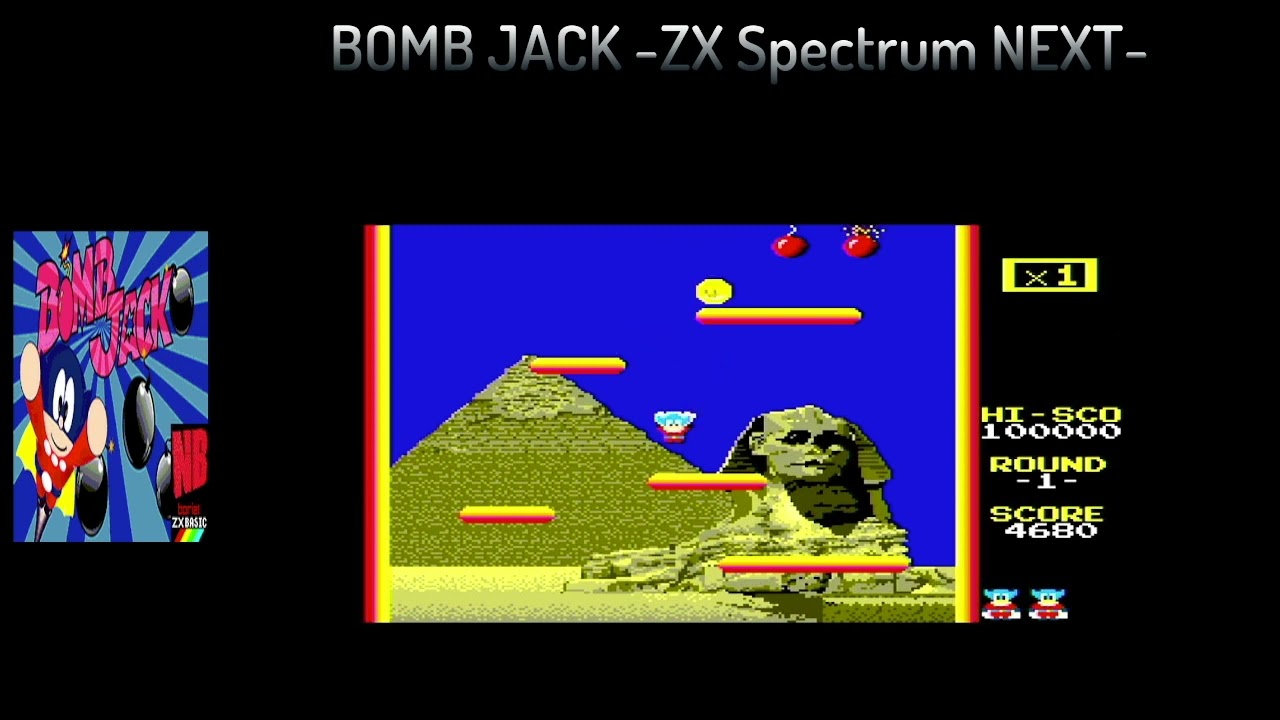 Bomb Jack -ZX Spectrum NEXT-
