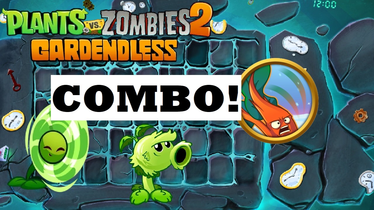 Blover Combo With Primal Pea! | Plants vs zombies 2 Gardendless