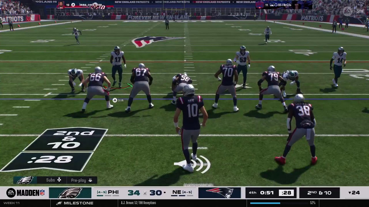 Eagles vs Patriots