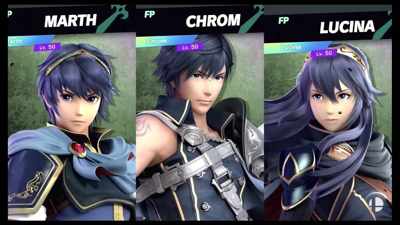 Super Smash Bros Ultimate Amiibo Fights – Request #16650 Marth vs Chrom vs Lucina