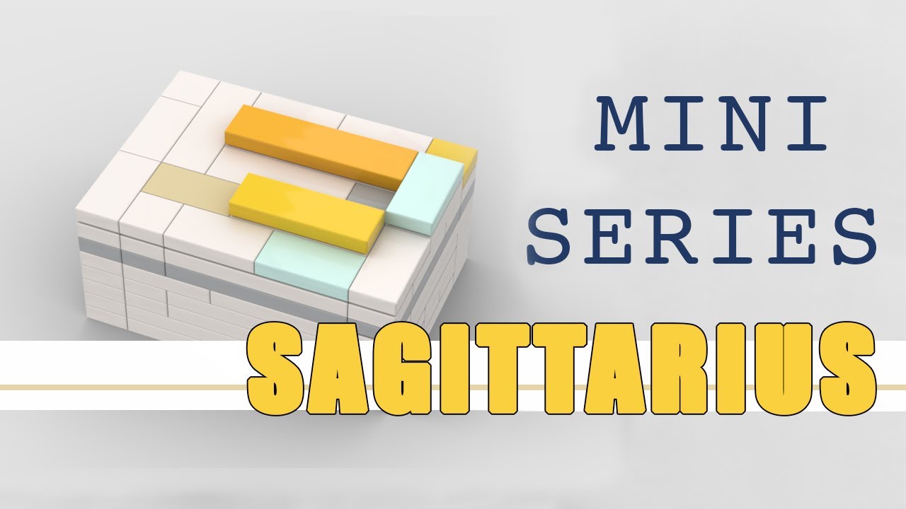 Design Series Minis: SAGITTARIUS Lego Puzzle Box Tutorial