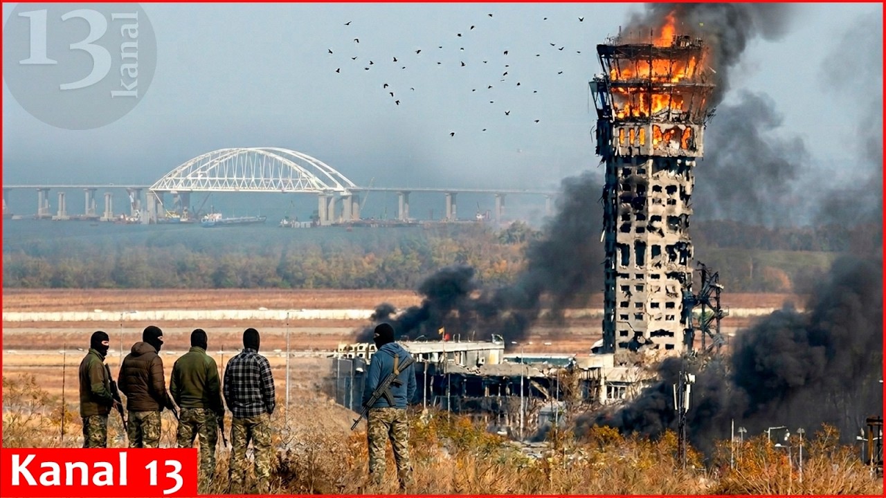 Partisans clear skies for Ukrainian drones over Crimea; burn Russian jamming tower near Sevastopol