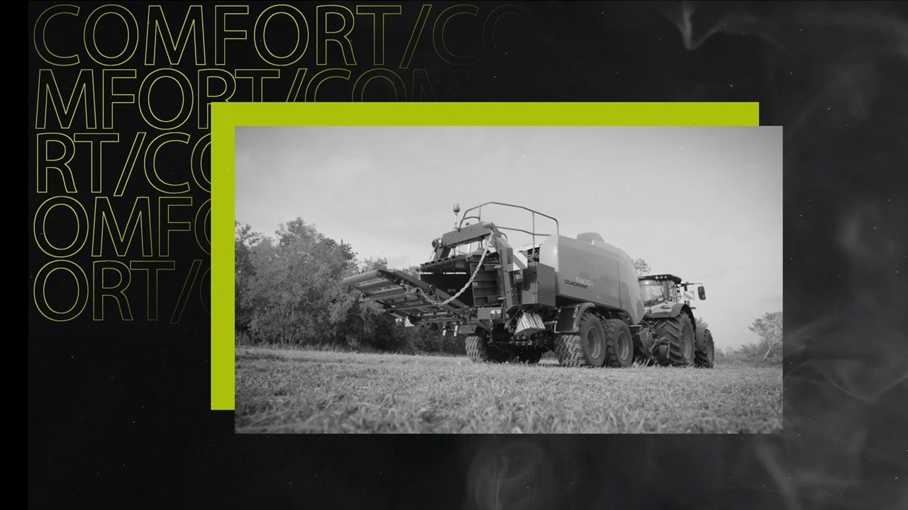 Operator Comfort matters. CLAAS QUADRANT 4200 EVOLUTION. (EN Sub)