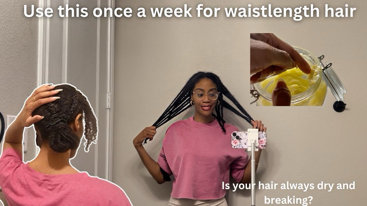 USE THIS ONCE A WEEK AND YOUR HAIR WILL NEVER STOP GROWING | Effective Weekly Routine #longhair #4c