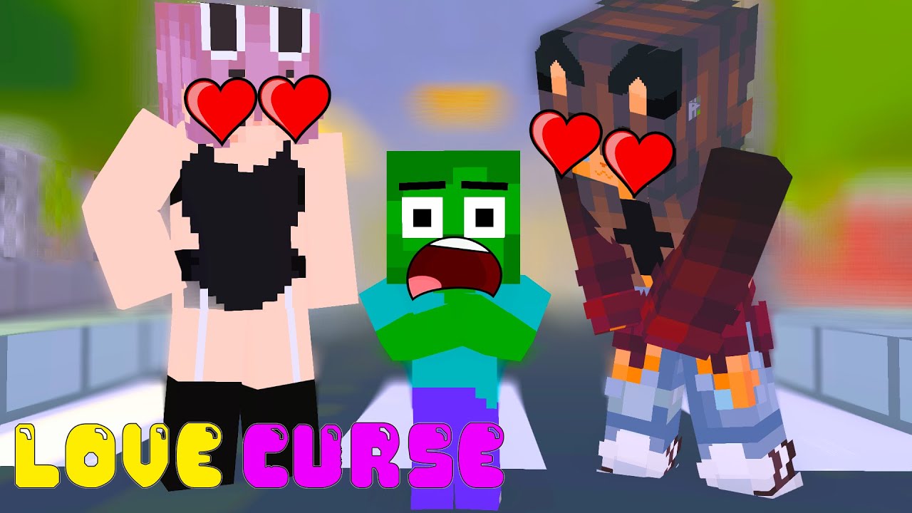 Monster School : POOR baby ZOMBIE LOVE CURSE Beautiful Girls
