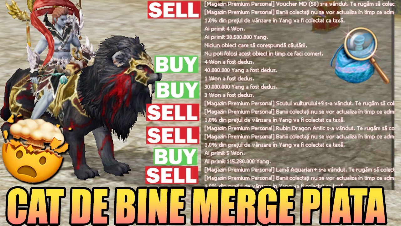 Nu apuc sa Cumpar ca Deja am Vandut 😱😱 Ziua 2 de Bijnita ✅ Metin2.ro Tigerghost