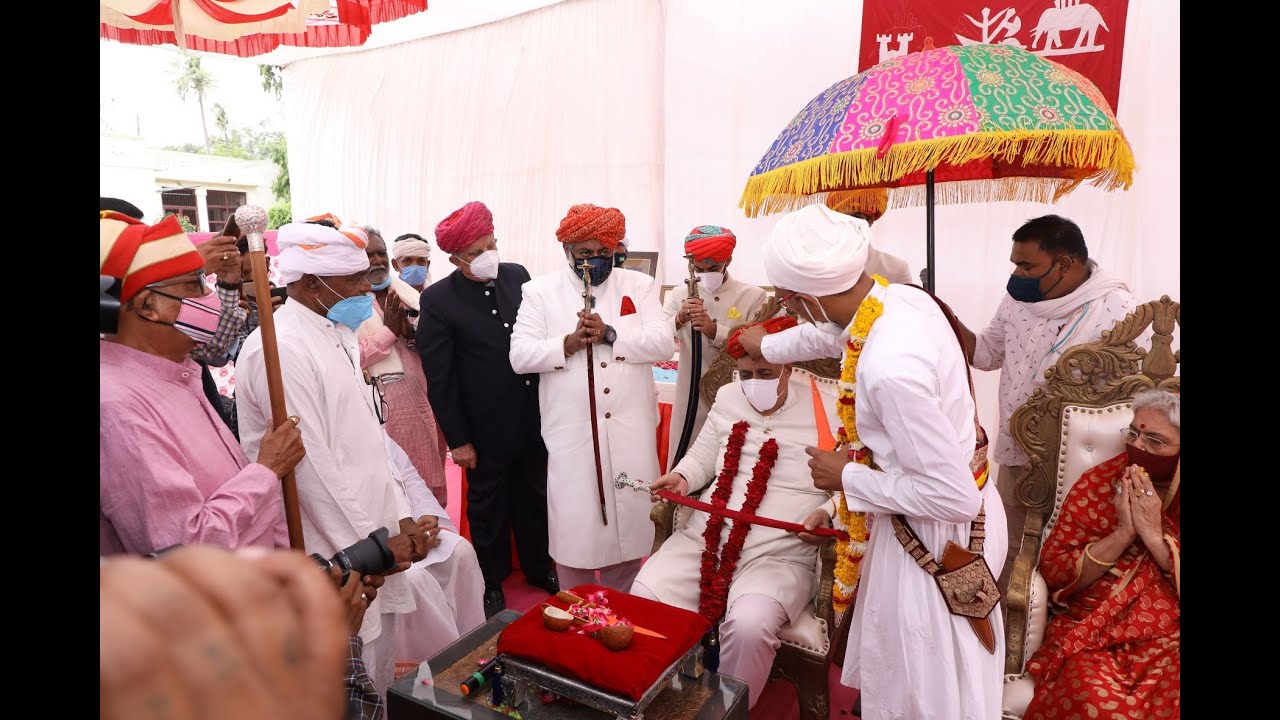 Kutch coronation (Rajtilak) of HH Maharao Shri Hanvantsinhji, the 20th Maharao Saheb of Kutch.