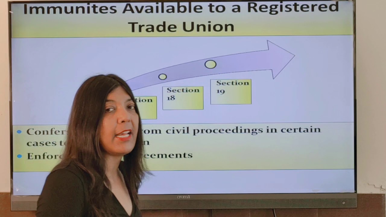 TRADE UNION | LABOUR LAW | Right and privilege of Reg. Trade union