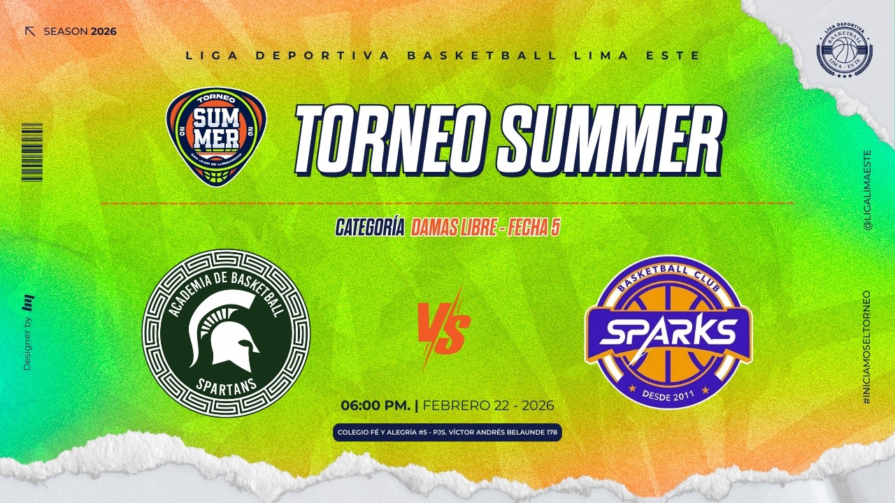 SPARTANS vs SPARKS - DAMAS LIBRE