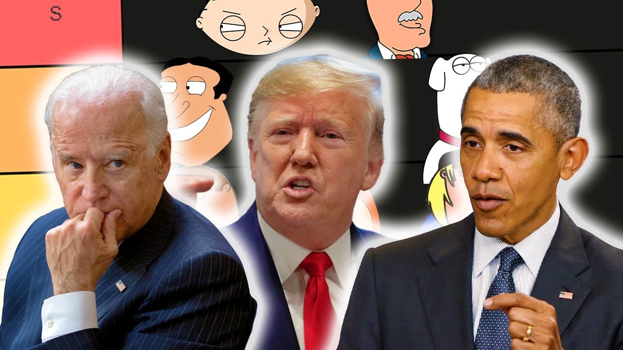 US Presidents Rate Family Guy Characters (Presidents Tier List)