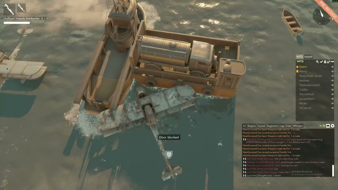 Strafing infantry in the foxhole airbone dev branch