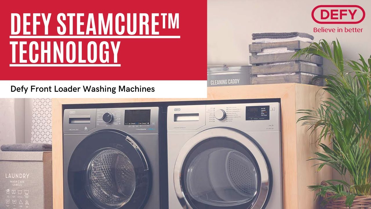 #SteamCure Technology Front Loader Washing Machine Range | Defy