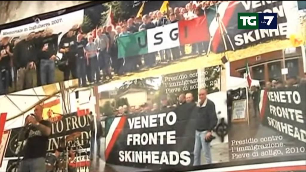 Skinheads in azione contro 10 sedi della Caritas