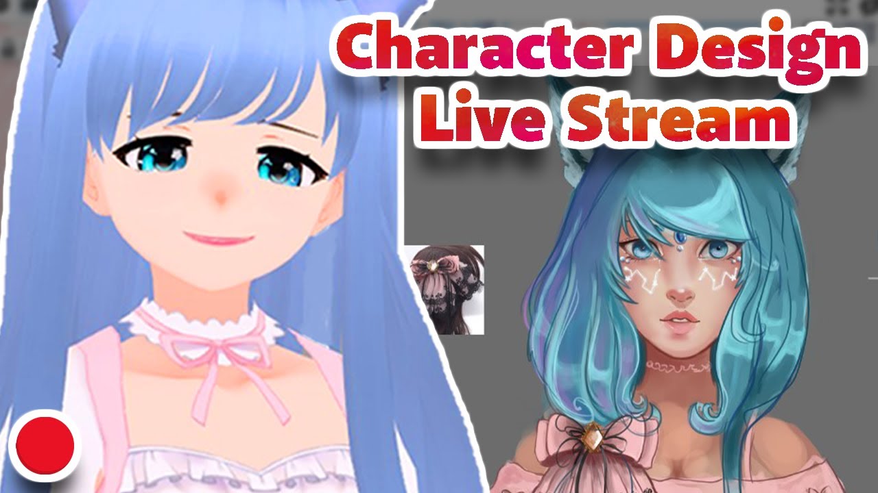 🔴 Working On Syafire's Character Design | Concept Design【Live】🔴