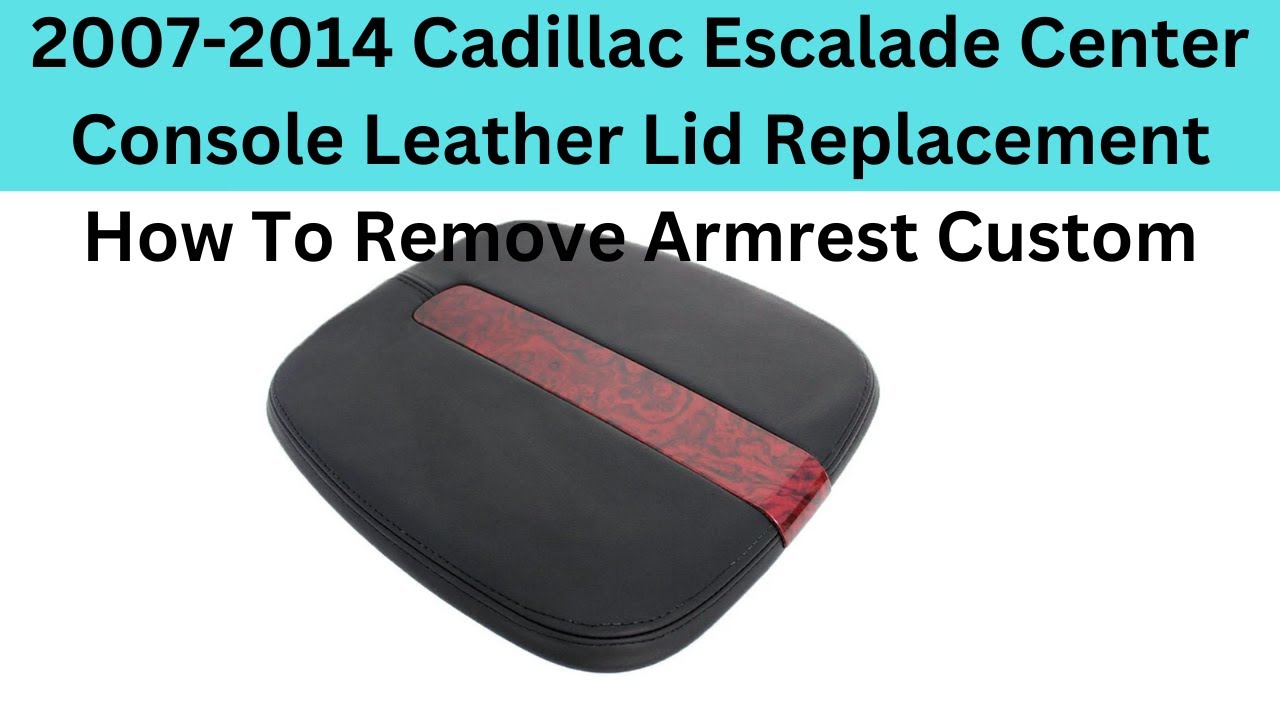 How to fix the center console leather lip on a Cadillac Escalade