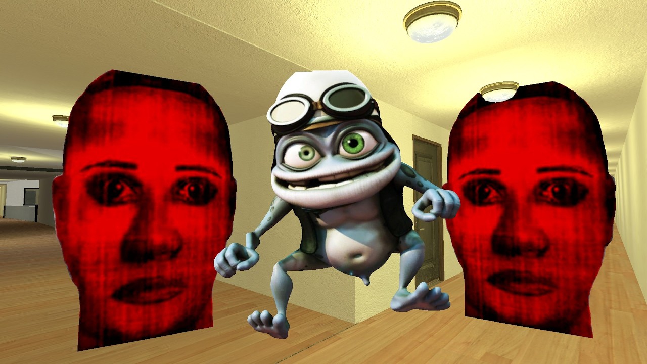 POV HI MY NAME IS  SELENE READ AND CRAZY FROG IN LIMINAL HOTEL GMOD #gmodworld #nextbots