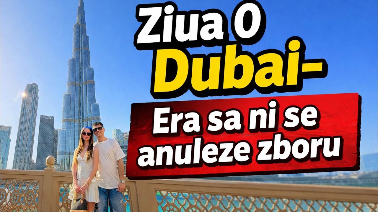 Dubai | Ziua 0 | Ne-au anulat zborul datorita viscolului din BUCURESTI!!!...