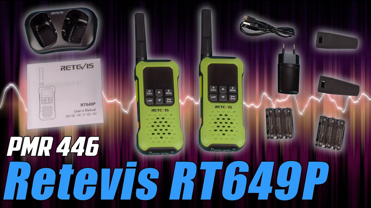 Retevis RT649P 📱 Wasserdichtes PMR Funkger&auml;t