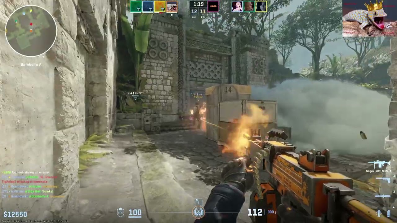 Ace With the NEGEV CS2 GrachGecko