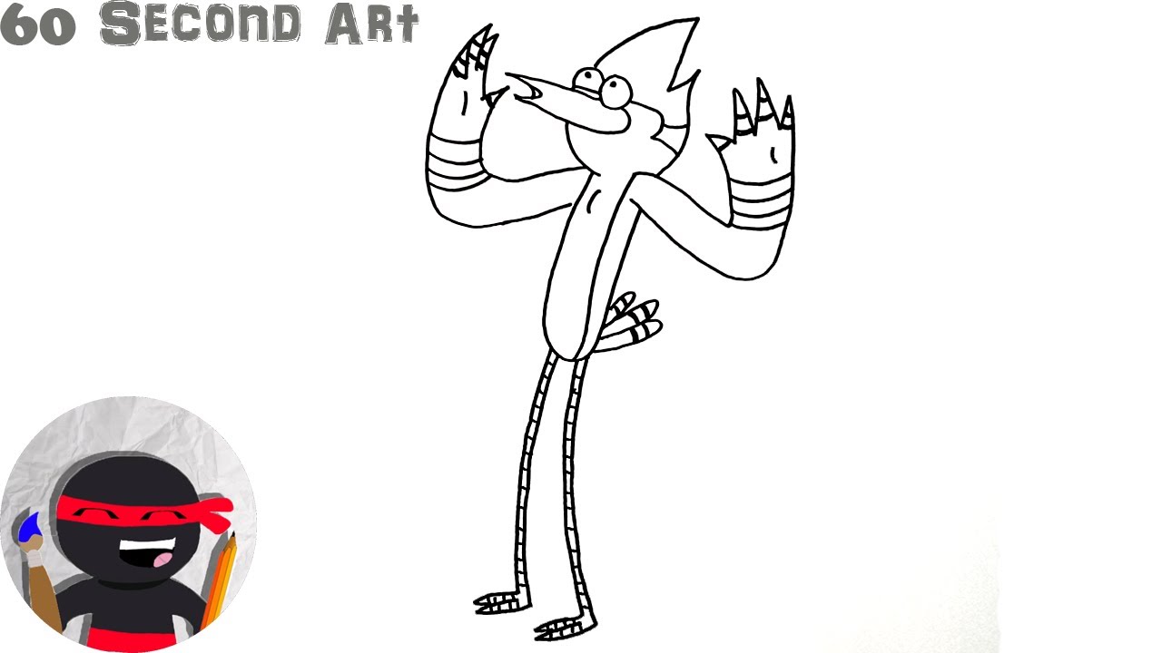 How To Draw Mordecai | Regular Show