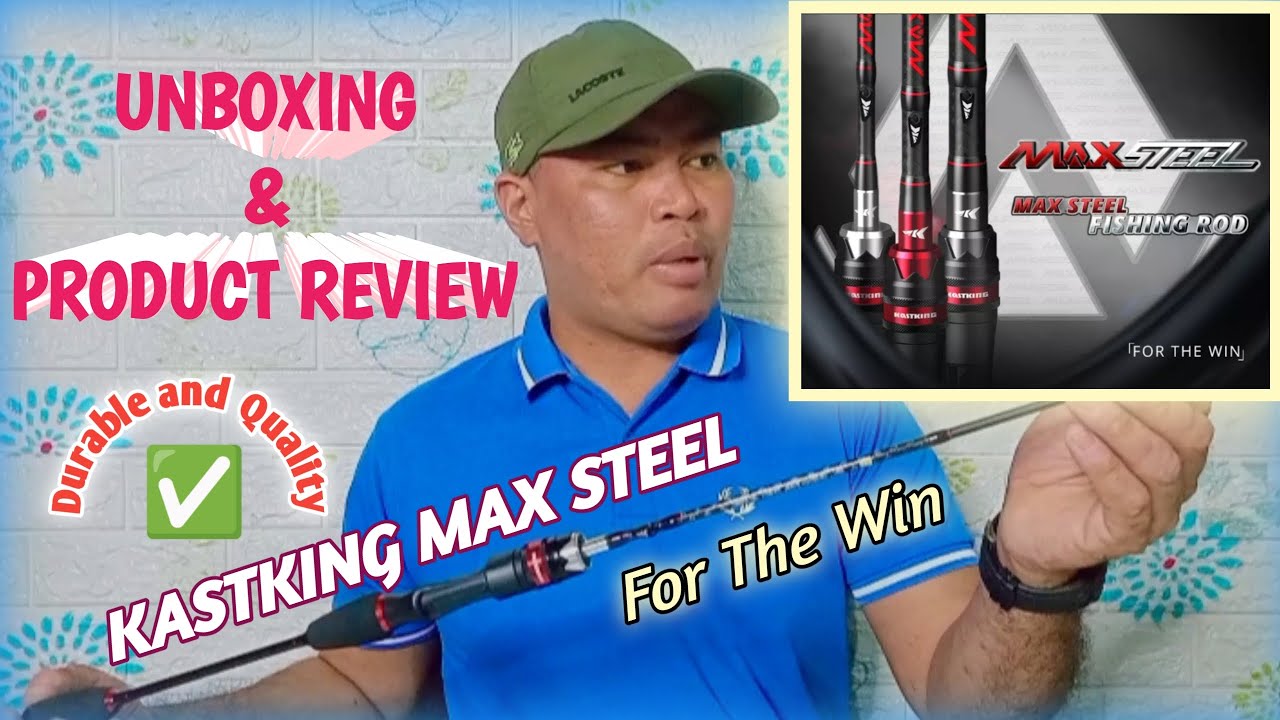 UNBOXING AND PRODUCT REVIEW | KASTKING MAX STEEL SOLID CARBON 2 TIP SPINNING FISHING ROD