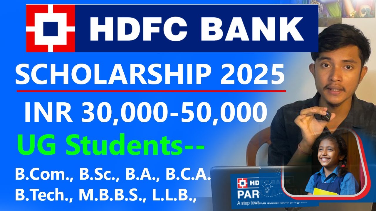 HDFC Scholarship apply 2025 | HDFC bank scholarship apply online | hdfc scholarship 2025