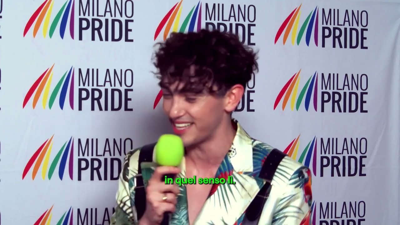 Milano Pride Press Room - Michele Bravi