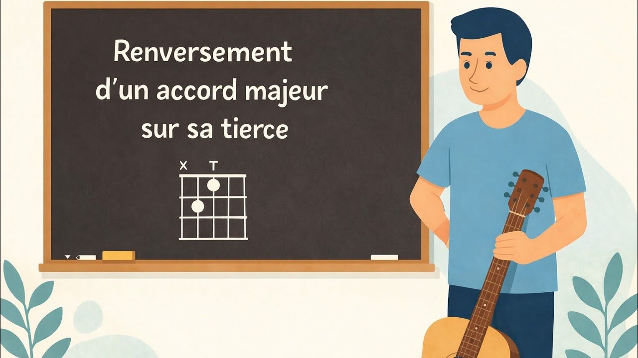 Cours de guitare #7 : Renversement d'un accord majeur sur sa tierce