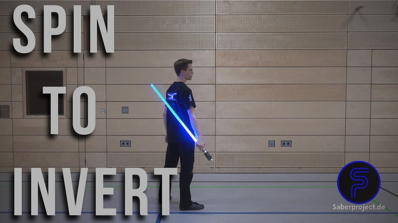 Spin zum Invert-Griff - Spin to invert - Single Lightsaber Trick