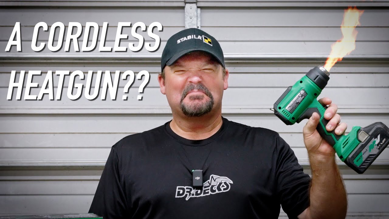 Finally, A Cordless Heat Gun - Metabo HPT || Dr Decks